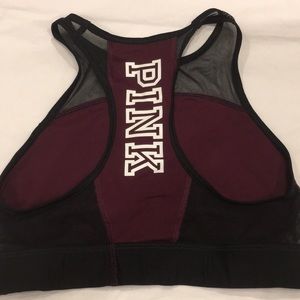 Pink Victoria’s Secret crop bra top small